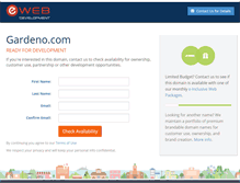Tablet Screenshot of gardeno.com